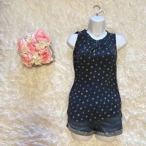 Madewell women’s keyhole sleeveless top, size XS